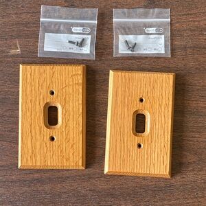 Wooden Light Switch Covers